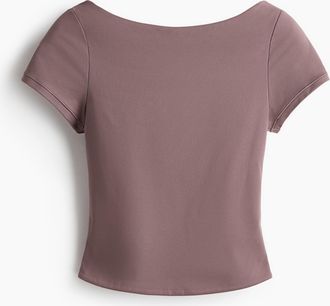 H&M Sportshirt mit SoftMove - Helltr&uuml;ffel