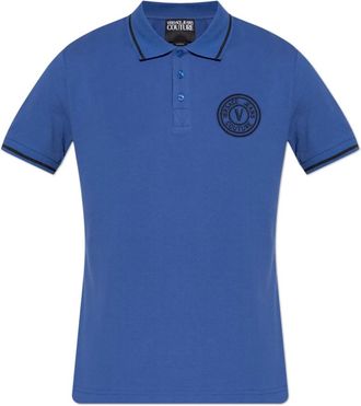 Versace Jeans Couture Uomo, Top, Blu, M, new