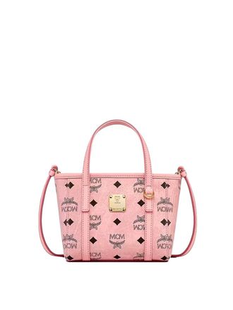 MCM Toni Top-Zip Shopper In Visetos