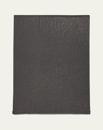 Janavi India Checks and Lines Cashmere Scarf