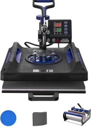 OEM Hitzepresse, 15 X 15 Zoll, 5-in-1-w&auml;rme&uuml;bertragungsmaschine Mit 30-oz-tumbler-presse, 360&deg; Wegschwenkbares Digitales T-shirt-pressen, Teflonbeschichtu