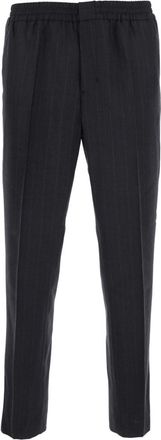 Ami Dark Grey Elasticated Trousers