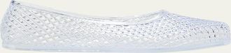 Ancient Greek Sandals Iro Transparent Jelly Ballerina Flats