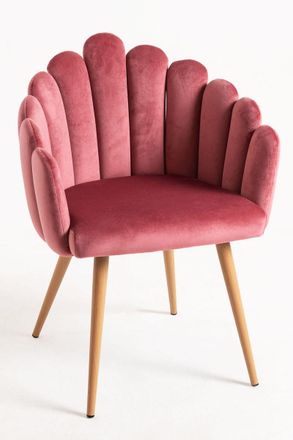 Regalos Miguel Sillas Comedor - Sill&oacute;n Main Terciopelo - Rosa