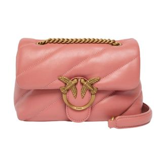 Pinko Pinko, Dames, Tassen, Roze, Maat: ONE Size Leer