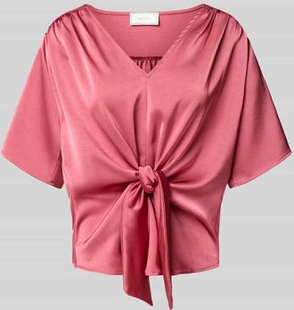 Neo Noir Neo Noir Bluse mit Knoten-Detail Modell Casadia in Pink, Gr&ouml;&szlig;e 34