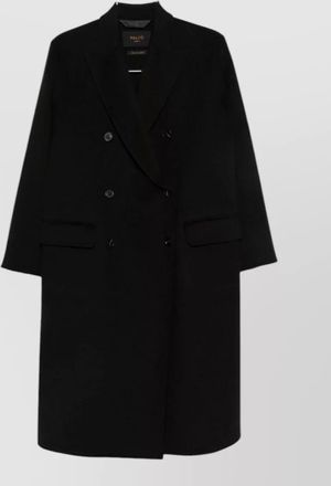Palt&ograve; wool double-breasted coat