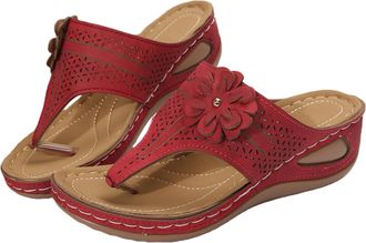 Generic Sandals For Women 2026 Comfortable Flat Womens Flip Flops with Comfort Arch Support Fashion Summer Beach Travel Orthotic Walking Thong Sandals Slip on