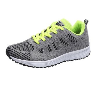 Generic Womens Fashion Sneakers Running Casual Round Toe Flat Shoes with Breathable Mesh Straps for Everyday Comfort Trainers Slip On Womens Girls Ladies Ligh
