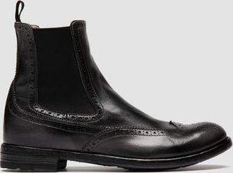 Officine Creative Lexikon 151 Leather Chelsea Boots in Black at Nordstrom, Size 39.5