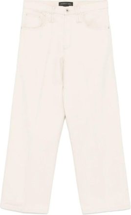 Federico Cina Ecru Klassieke Vijf Zakken Jeans - Heren - Regular Fit Jeans - Beige - M - Jeans