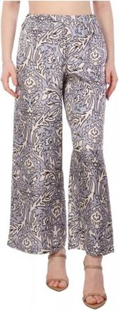 Max Mara Eusebio Broeken - Dames - Wijde Broeken - Veelkleurig - S - Broeken