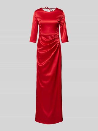Paradi Abendkleid mit seitlicher Raffung in Rot, Gr&ouml;&szlig;e 32