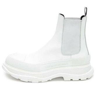 Alexander McQueen (WMNS) Alexander McQueen Tread Slick Ankle Boot White 634617WHZ619071