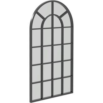 HOMCOM Specchio a Muro 70x50 cm per Camera da Letto e Soggiorno Nero - Homcom