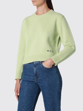 A.P.C. A. P.C. Anna Wool Crewneck Jumper with Embroidered Logo