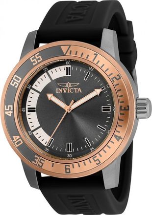 Invicta Specialty Quartz Gunmetal Dial Mens Watch 35687