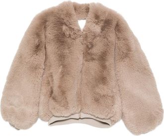 Frankie Shop Het Frankie Shop Senna namaakbontjack