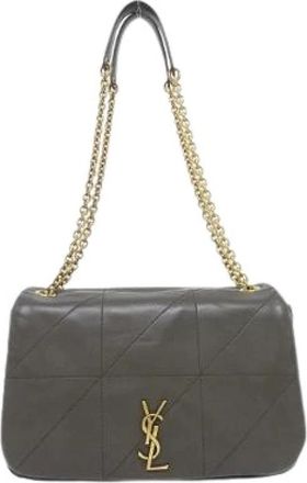 Saint Laurent Pre-owned Jamie Lamb Shoulder Bag - Dames - Vintage Schoudertas - Groen - ONE Size - Leer - Vintage
