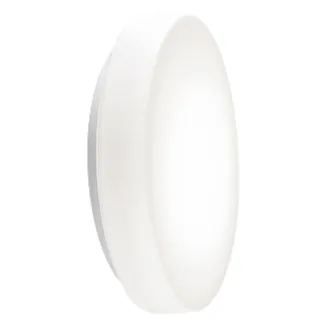 Zafferano Zafferano Lampada Da Parete E Soffitto, Vetro E Metallo, &Oslash; 500x120 Mm, Led 27.0 Watt, Dimmerabile Dali2 Push, 3000k, Ip20, Bianco