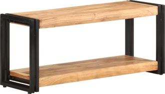 vidaXL Mueble Para Tv De Madera Maciza De Acacia 90x30x40 Cm Vidaxl