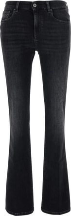 AG - Adriano Goldschmied High-waisted Bootcut Jeans - Dames - Flared Jeans - Grijs - W29 - Katoen - Jeans