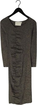 Notes du Nord Kleedjes, Dames, Grijs, M, Icon Knitted Dress