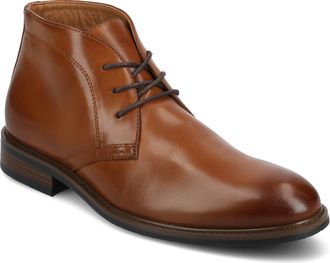 Vance Co. Vance Mens Linus Plain Toe Lace-up Chukka Boot