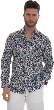 Carrel Italia Casual Shirt - Heren - Casual Overhemden - Veelkleurig - 2XS - Katoen - Overhemden
