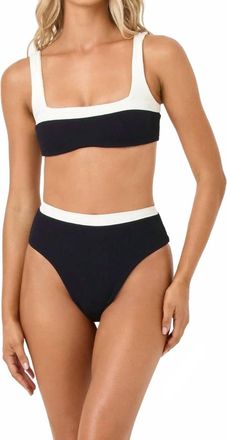 L*Space Misha High-Waisted Bikini Bottom In Black