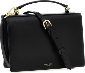 Golden Goose Womens Top Handle Bag Black Cow Leather