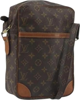 Louis Vuitton Tweedehands Canvas Louis Vuitton tassen - Dames - Vintage Schoudertas - Bruin - ONE Size - Vintage