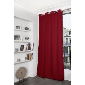 MOONDREAM Cortina t&eacute;rmica opaca ollaoss rojo mc330 140lx260h