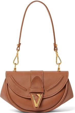 Versace Borsa a spalla Virtus piccola - Marrone