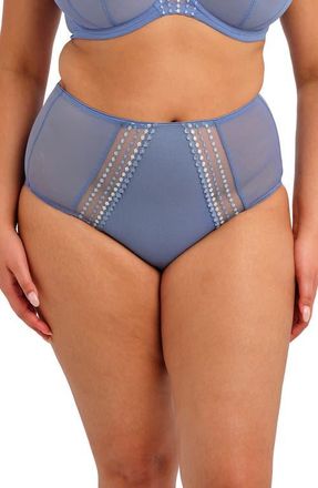 Elomi Matilda Full Figure Embellished Briefs in Lunar Blue at Nordstrom, Size 4X-Large