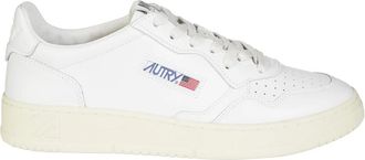 Autry Medalist Low - Heren - Sneakers - Wit - 40 EU - Katoen - Schoenen