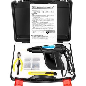 OEM Soldador, 4 Tipos De Grapas, Luz Led, Negro