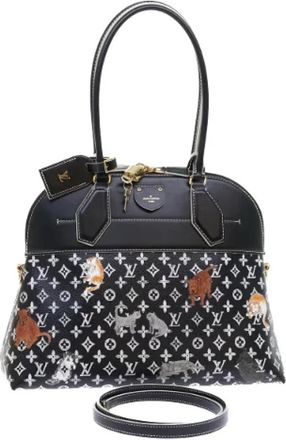Louis Vuitton Pre-owned Canvas Handtas - Dames - Vintage Handtas - Zwart - ONE Size - Vintage