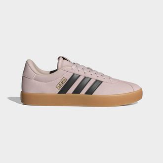 adidas Sneaker ADIDAS SPORTSWEAR VL COURT 3.0, Damen, Gr. 38,5, putty mauve, core schwarz, gold metallic, Leder, Synthetik, Schuhe Sneaker, inspiriert vom De
