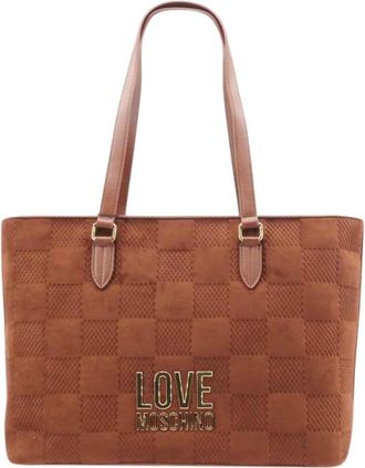 Love Moschino Tote Bag - Dames - Shoppers - Bruin - ONE Size - Tassen
