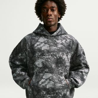 Nike Mens Standard Issue Therma-FIT Brushed Pullover Basketball Hoodie in Grey | IM5909-068