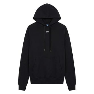 Off-white Hoodie - Heren - Sweatshirts & Hoodies - Zwart - Maat: L Katoen