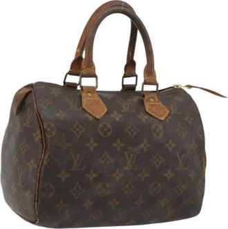 Louis Vuitton Pre-owned Speedy 25 Hand Bag - Dames - Vintage Handtas - Bruin - ONE Size - Leer - Vintage