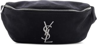 Saint Laurent Classic Monogram Canvas belt bag - Zwart