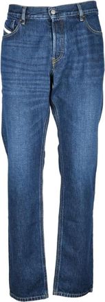 Diesel Straight Jeans - Heren - Regular Fit Jeans - Blauw - W38 - Katoen - Jeans