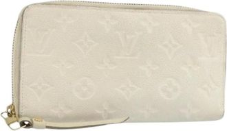Louis Vuitton Pre-owned Wallets, female, White, Size: ONE SIZE Pre-owned Canvas Wallet