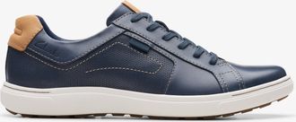 Clarks Mapstone Lace Navy Leather