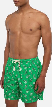 MC2 Saint Barth Man Swim Shorts With Paisley Print