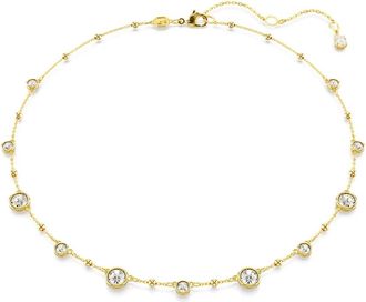 Swarovski Elegante Imber Kristal Ketting - Dames - Kettingen - Geel - ONE Size - Accessoires