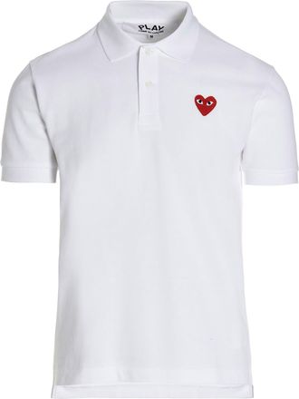 Comme Des Garçons Logo Patch Polo Shirt
